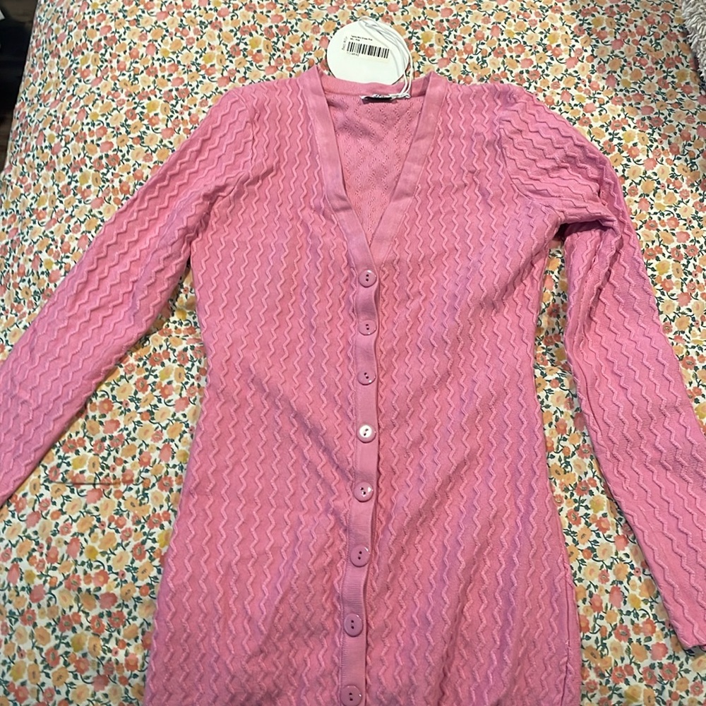 Princess Polly Pink Button-Up Dress
